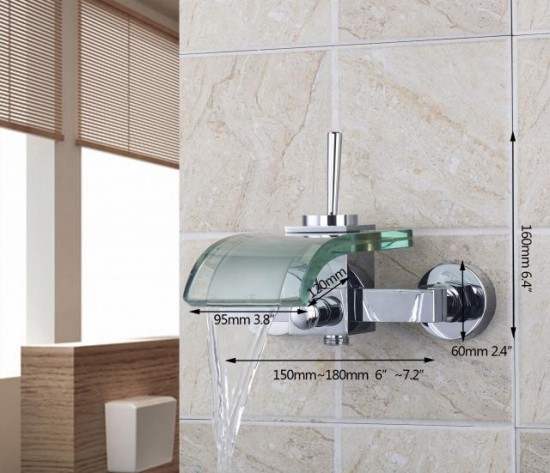 Watervalkraan Cascada Bad Design Kraan badkraan