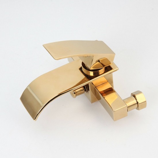 Watervalkraan goud voor bad