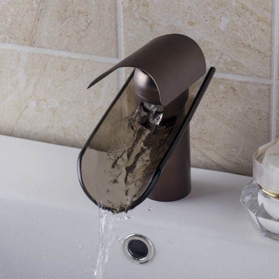 Watervalkraan olie brons laag