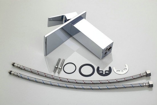 Watervalkraan wastafel