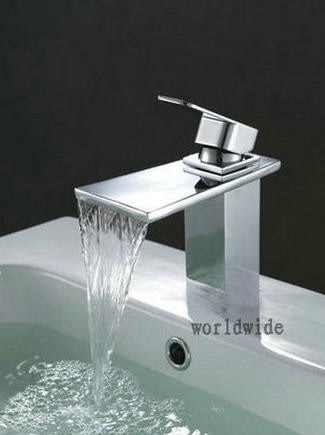 Watervalkraan Ampia Chrome Design Kraan