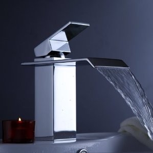 Watervalkraan Barre Zilver Design Kraan