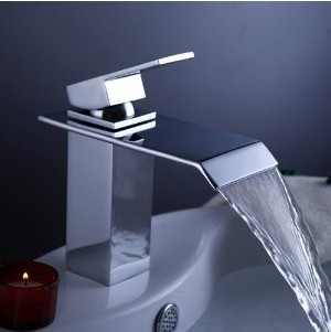 Watervalkraan Barre Zilver Design Kraan