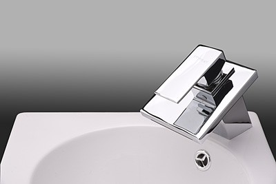 Watervalkraan Carice Zilver  Design Kraan