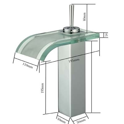 Watervalkraan Cascada Deluxe  Design Kraan