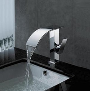 Watervalkraan Flamingo Elegance Zilver Design Kraan