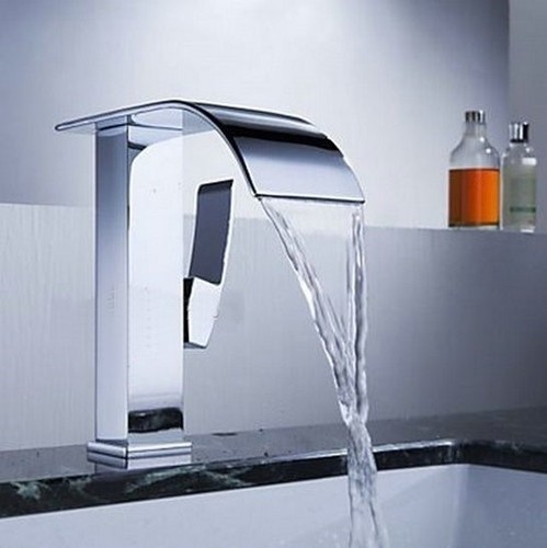 Watervalkraan Flamingo Elegance Zilver Design Kraan