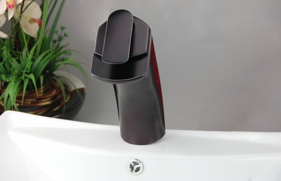 Watervalkraan Marie Antoinette Brons XL Design Waterval kraan