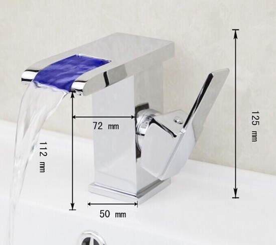 Waterval LED kraan Num Design Led kraan