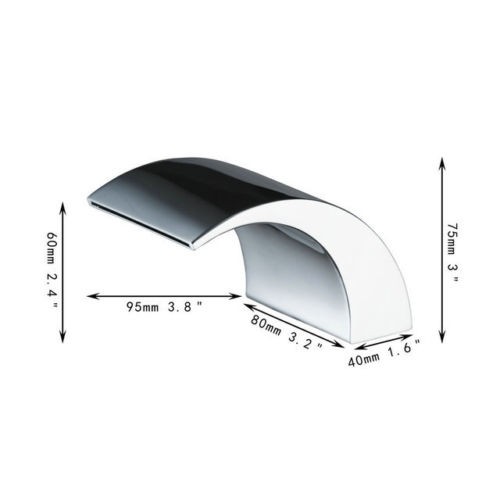 Watervalkraan Type Acquario Design Waterval wastafel kraan