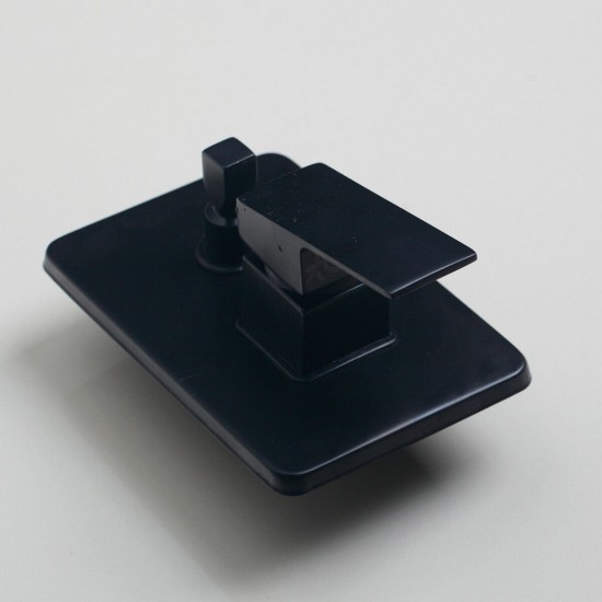 Zwart bedeiningspaneel douche