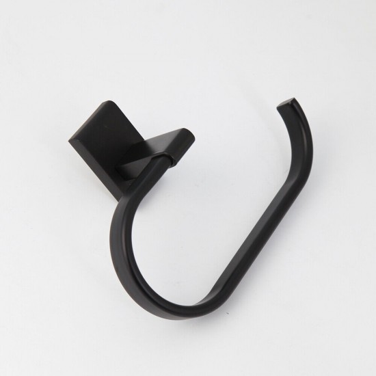 Zwarte moderne wc rol houder